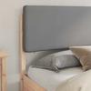 Bed Frame with Upholstered Headboard Light Grey 180 x 200 cm