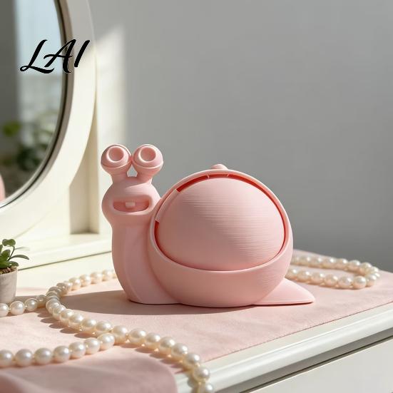 Aufbewahrungsbox Süße Schneckenbox 3D-gedruckt Neuheit Dekoration Schmuckschatulle Halter mit Deckel Lustiger Schreibtisch-Organizer für Haargummis Dekorative