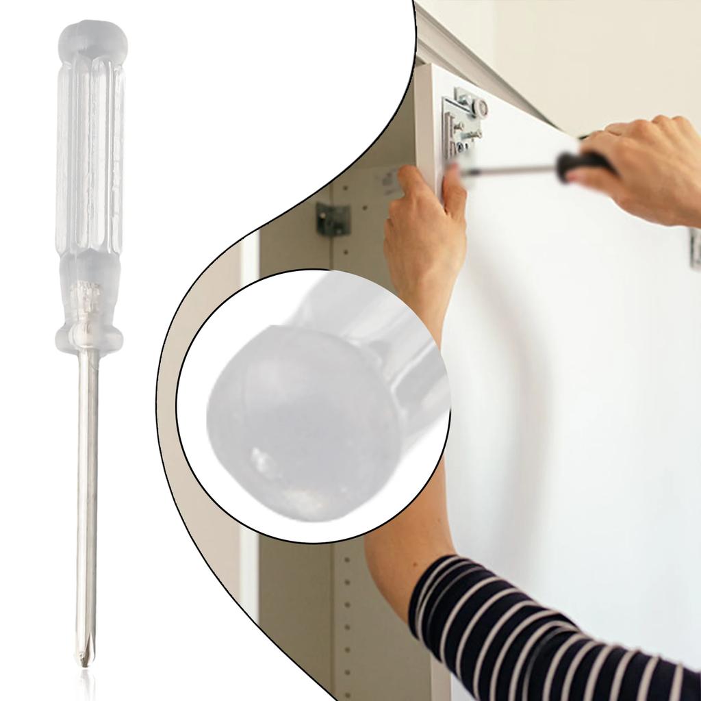 Transparent Screwdriver Multifunctional Cross Slotted Screwdriver Cutter Head Screw Driver Disassemble Repair Tool