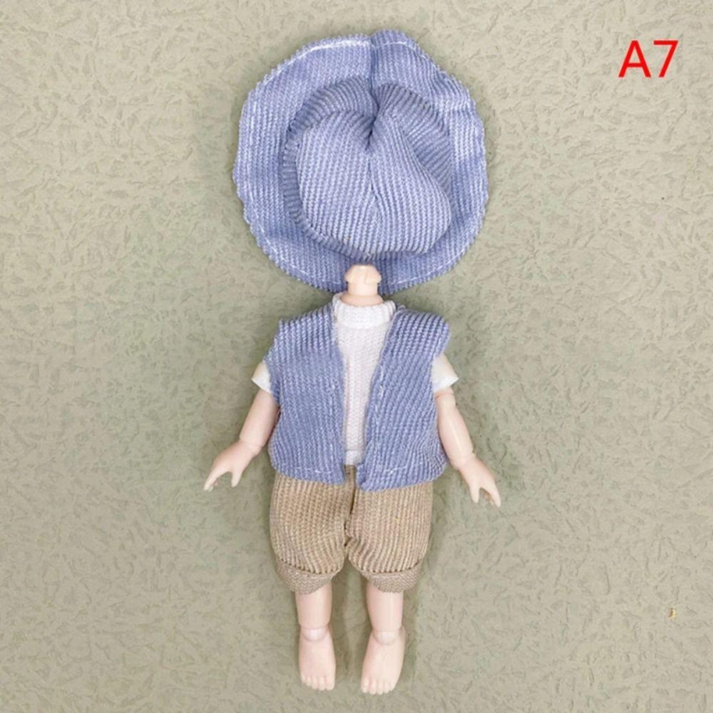 Replacement Outfit 16cm Doll Clothes Suit Plush Patch Cute Clothes Set  Girl Gift