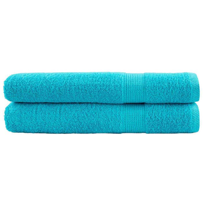 VidaXL Premium Quality Towels 2 Pcs, Shower Towels, Bath Sheets, Guest Toilet Towels, 137461