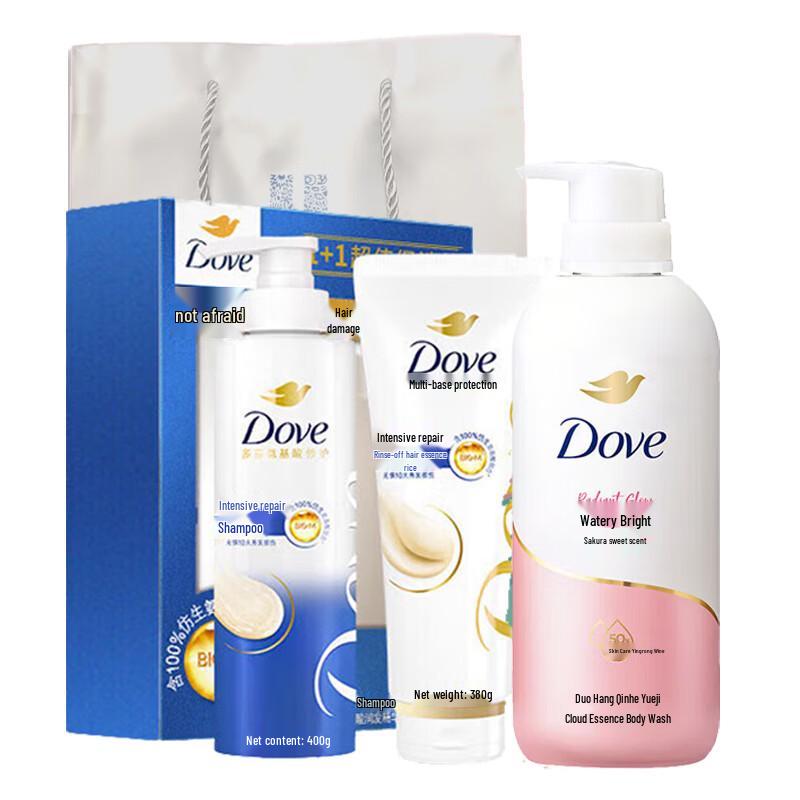 DOVE Intensive Repair Hair & Body Care Gift Set