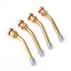 4pcs Tire Valve Inflation Joint Quick Connector Vacuum Tire Nozzle Conversion Accessories Tyre Valve for Bus Minibus Heavy Truck