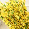 10pcs Artificial Flowers, Long Stem Yellow Winter Jasmine, Flowers Picks for Home Wedding Valentine's Day, Birthday, Mother's Day Decor