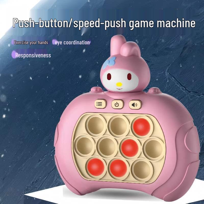 Internet Celebrity Push-Button Rhythm Game: Children's Educational Whack-a-Mole Logic Toy
