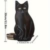 Outdoor travel black cat shaped chest bag cute cartoon anime suspender bag artificial leather crossbody bag