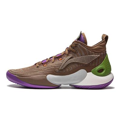 Li Ning Yu Shuai 18 Basketball Shoes Men Sneakers Brown ABAU087-1