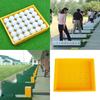 Plastic Golf Tray Storage Box Golf Ball Dispenser Tray with Hole Portable Golf Practice Ball Holder Golfing Equipment