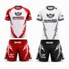 Mens Quick Dry Breathable Cycling Jersey Set MMA Boxing Training Suit Muay Thai Fighting Shorts