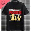 Unisex  Unisex S Funny Vet In Progress Graphic Tshirt 100 Cotton Short Sleeve Casual Humor Style Originality Tshirt Outdoor Wear