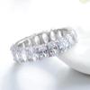 Modian 925 Sterling Silver Classic Oval Sparkling Finger Ring For Women Luxury AAAAA CZ Wedding Engagement Fine Jewelry