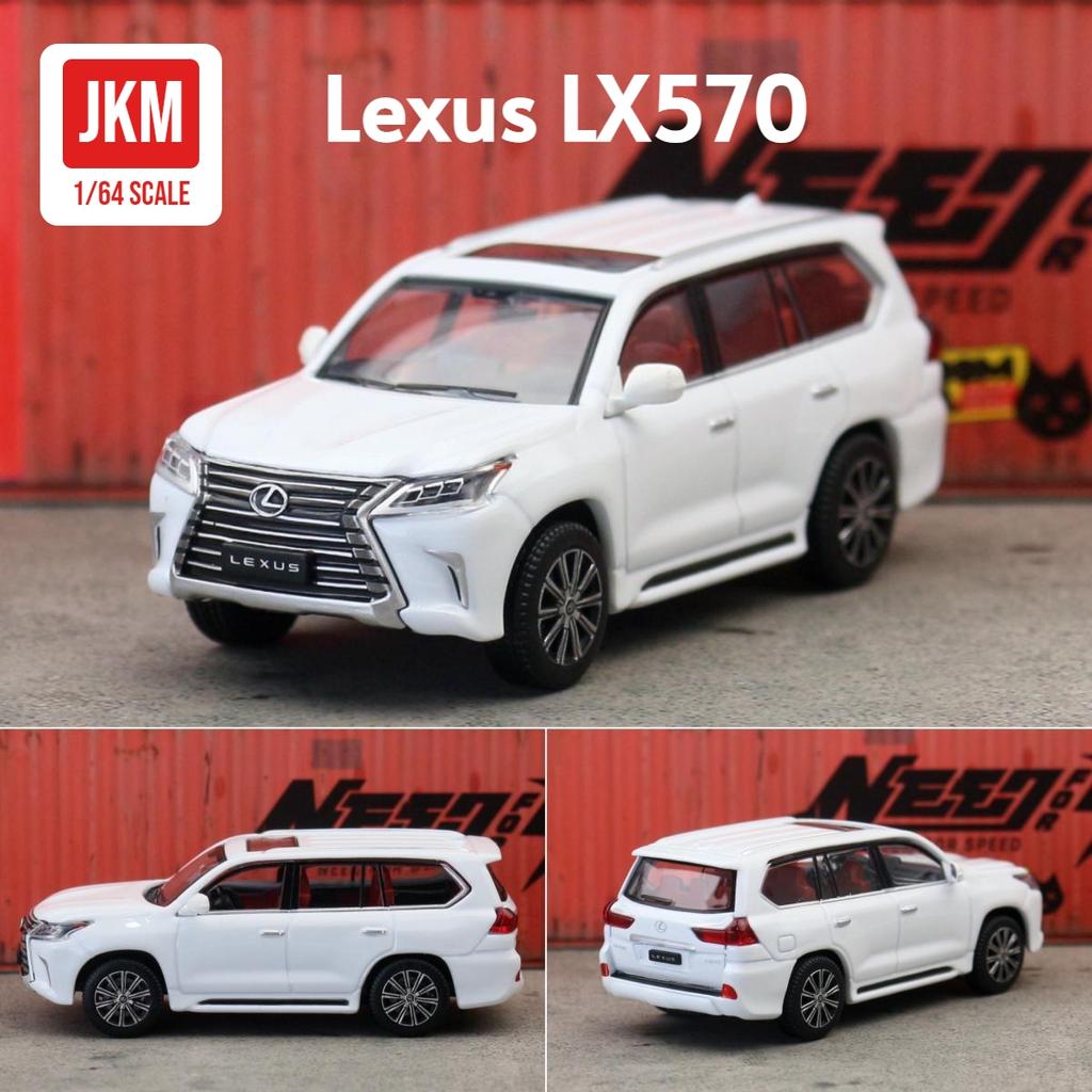 QMV5 1:64 Lexus LX600 Sport Miniature Model JKM 1/64 Premium SUV Toy Car Vehicle Free Wheels Diecast Zinc Alloy Metal Collection Gift