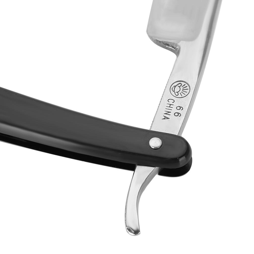 Stainless Steel Barber Razor Classic Straight Blade Razor Folding Shaving Hair Clipper