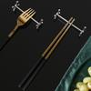 Metal Chopstick Rest Cutlery Rest Reusable Chopstick Stand Dining Utensil Rest Prevents Rolling for Spoons Forks Dining Table Home Party Wedding Use