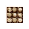 9PCS 8CM Christmas Ball Ornaments Glitter Xmas Spheres Pendant Set  New Year