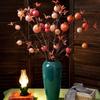 6 Fruits Simulation Pomegranate Fruit Plastic Foam Fruits Branches Fake Plants  Birthday Decor