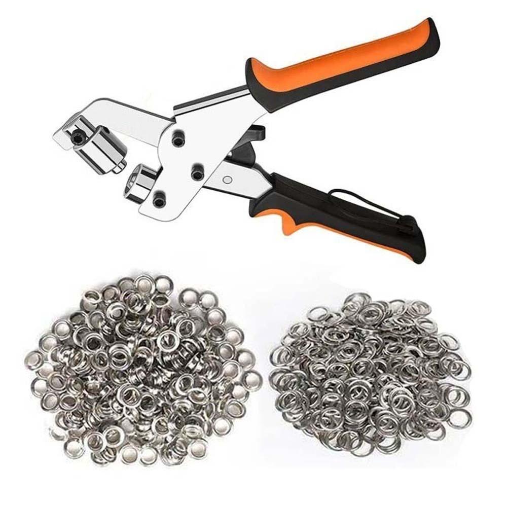 With Grommets Eyelet Setter Hand Press Hole Punch Pliers Lightweight Manual Puncher Nylon