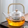Borosilicate Glass Teapot with Bamboo Handle