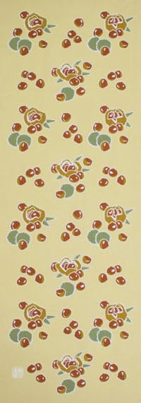 Anbo Dyeing Hand Towel Authentic Made In 35cm X 100cm "Chestnut Harvest, Brown" Dyed, 100% Cotton, Tokuoka, Japan,