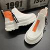 Canvas high-top summer breathable thick-soled muffin board shoes heightening sports and leisure trendy shoes