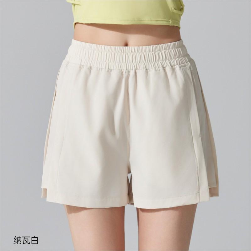 Womens Loose Fit 3/4 Length Sport Shorts Quick Dry Stretch Yoga Running Gym Pants With Pockets