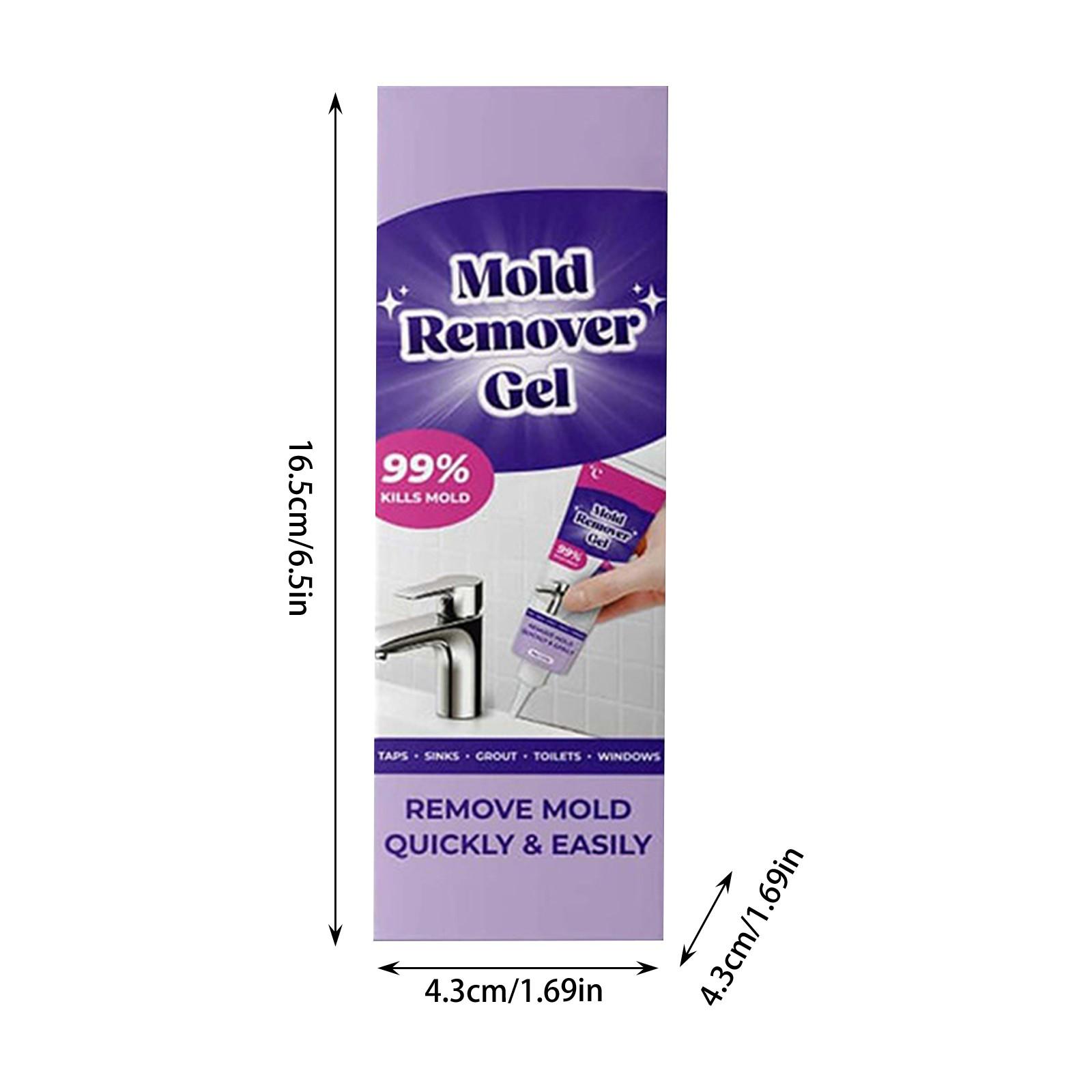 1PCS Cleaner Gel Powerful Household Remover Gel for Wall Tiles Grout Sealant Bathroom Cleaning Home Kitchen Sinks Cleaning bianco