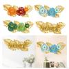Flower Metal Wall Art Decor Iron Creative Modern Ornament Decoration for Home Cafe