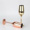 6pcs 200ml Stainless Steel Champagne Flutes Unbreakable Wine Glasses for Wedding Anniversary Birthday Parties