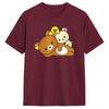 Men Women T Shirt Rilakkuma Bear Face T-Shirts Fashion Beach Tee Shirt Y2K Basic Pattern Cotton Clothes Gift Idea