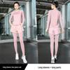 Women's High-End Fashion Yoga Suit: Loose, Quick-Drying Long Sleeve Running Sportswear for Fitness and Style.