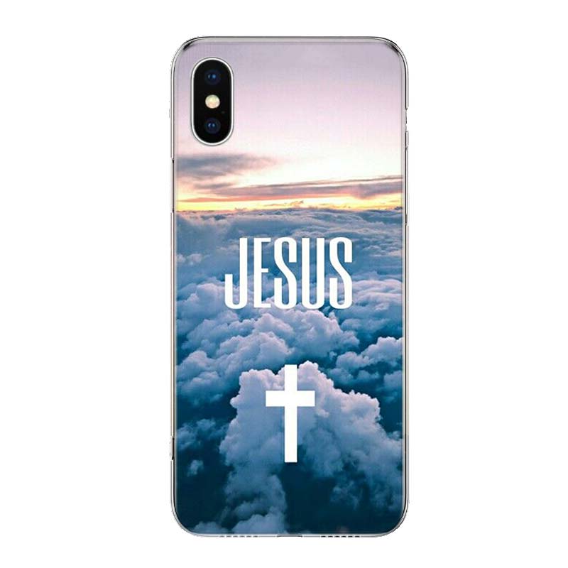 

Christian Cross Design Phone Case Cover For iPhone 11 12 13 Mini 14 15 Plus 16 Pro Max 17 Air 7 8 + SE Art Customized Fundas 11 iPhone 15 Pro