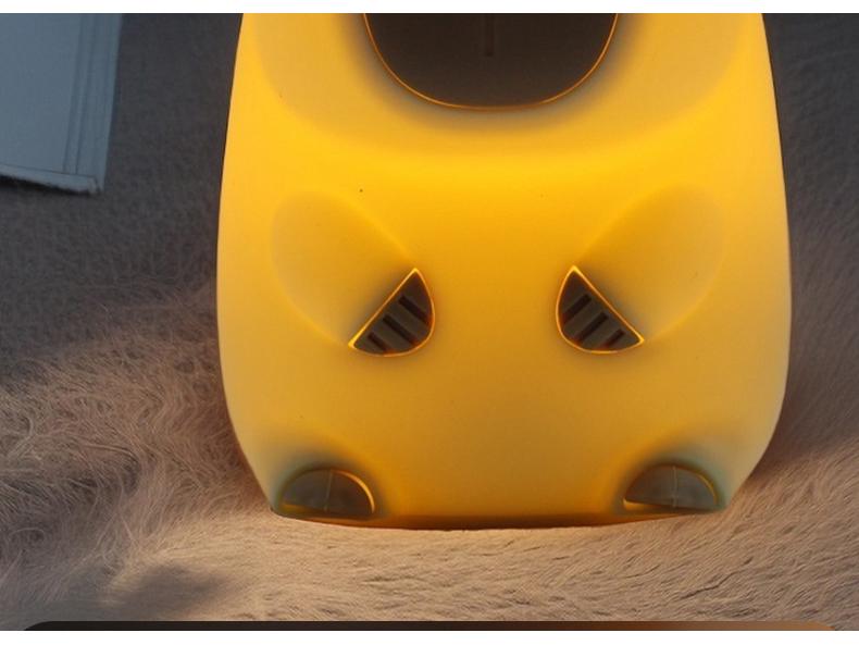 Capybara Silicone Night Light: Bedside Sleep Companion