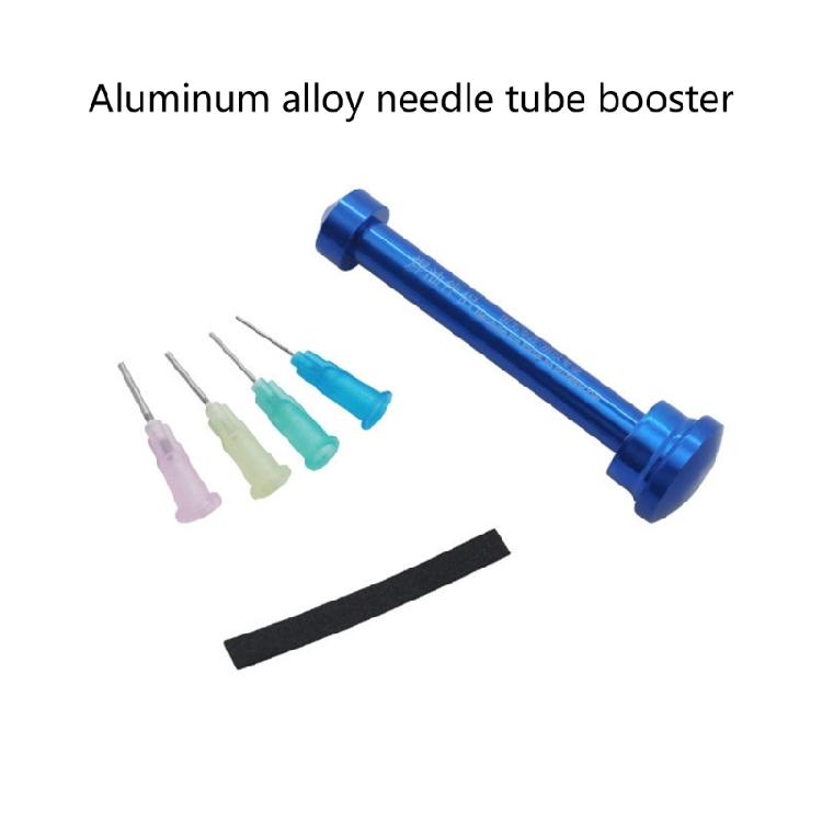 Aluminum Alloy Manual Syringes Dispenser Plunger Tool Solder Flux Pastes Booster
