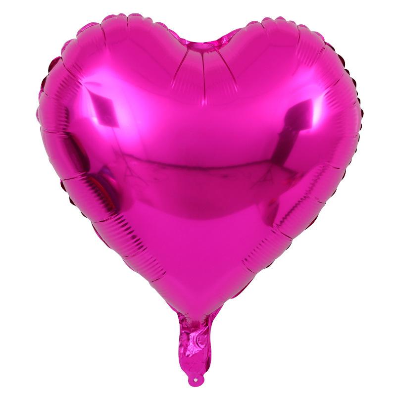 18" Heart and Star Foil Balloons for Weddings and Birthdays