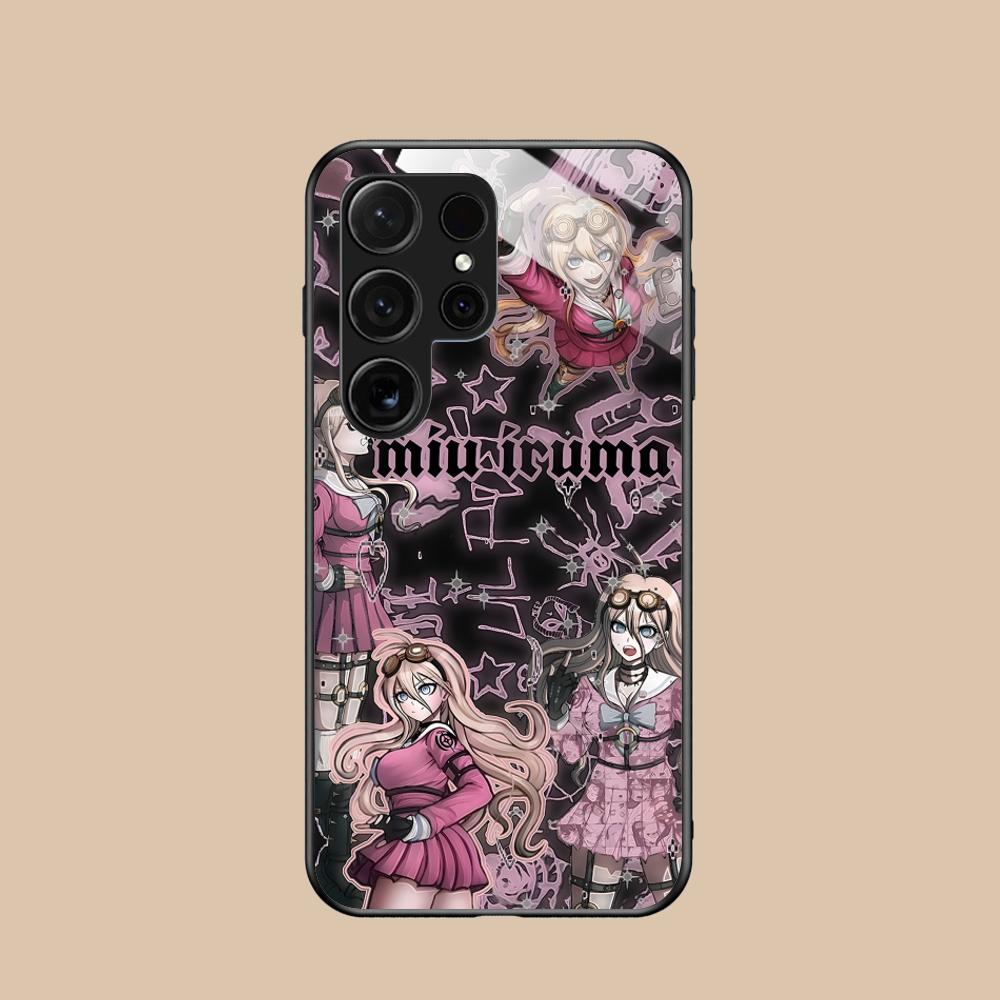 Danganronpa Miu Iruma Phone Case for Samsung Galaxy S26 S25 S24 S23 S22 S21 S20 Note20 Plus FE Ultra Glass Protective Cover