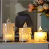 24Pcs LED Electronic Candle Safe Realistic Flameless Battery-powered Candle Light for Home Festival Decoration