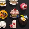 3D Cartoon Ice Cream Cone Cake Refrigerator Magnet Toy Decoration Accessories