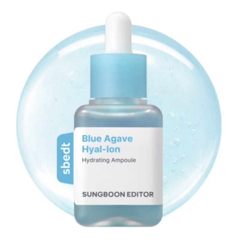 SUNGBOON EDITOR Hyaluronic Acid & Blue Agave Ampoule 40ml – Moisturizing Facial Ampoule 1pc