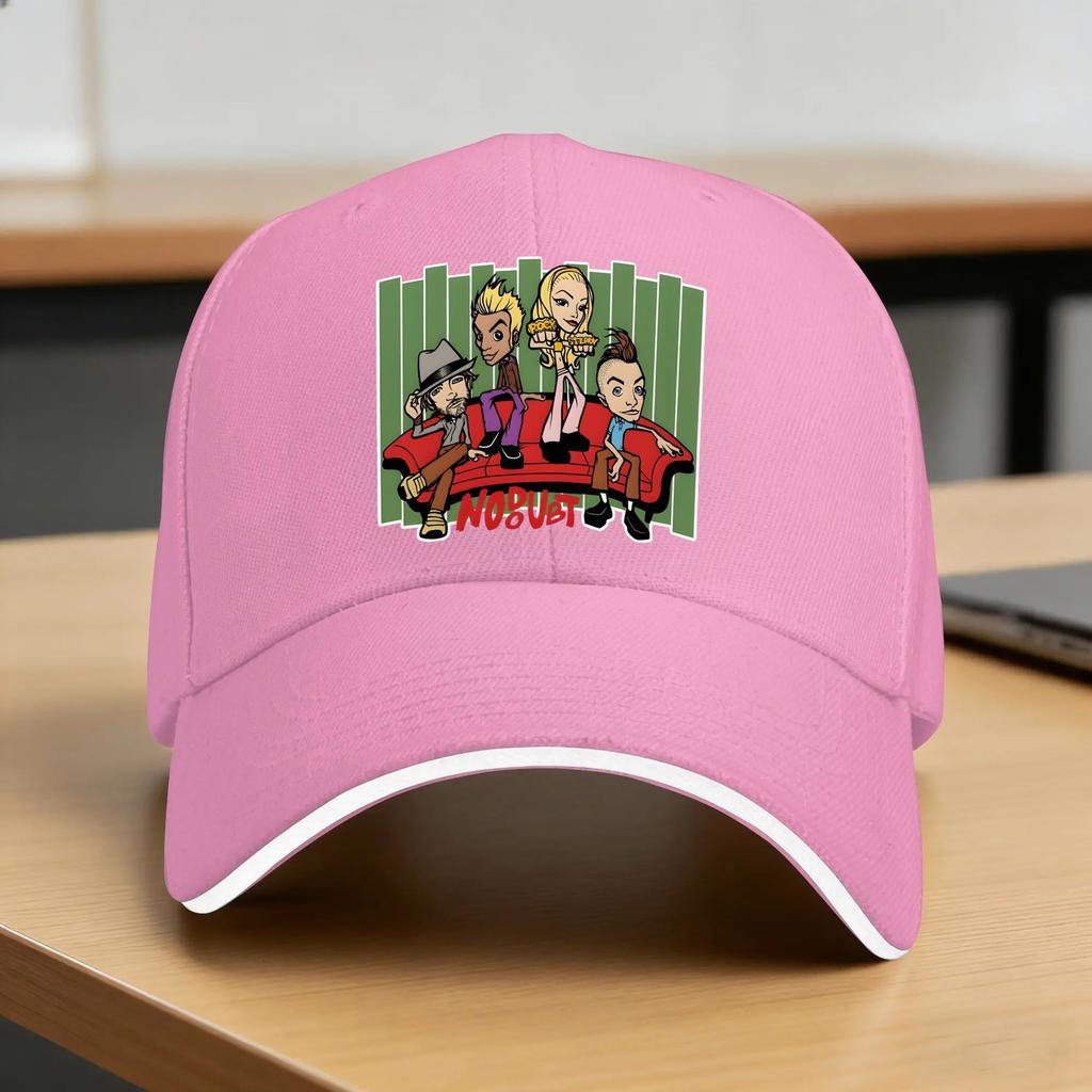 No Doubt Rock Band Art Just A Girl Rock Legend Baseball Cap Spring Casual Trucker Hat For Unisex Outdoor Gym Sun Baseball Caps