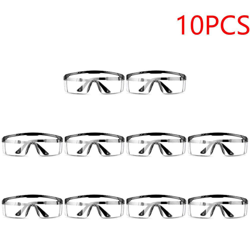 

10PCS 20PCS Safety Glasses Multifunction Sandproof Dustproof Eyes Protection Goggles Transparent Glasses Protective Eyewear