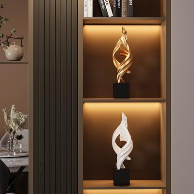 Sculpture Light Luxury Home Decoration Figurines Thriving and Prosperous Office Decoration Ornaments Resin Creative Shaped Decor