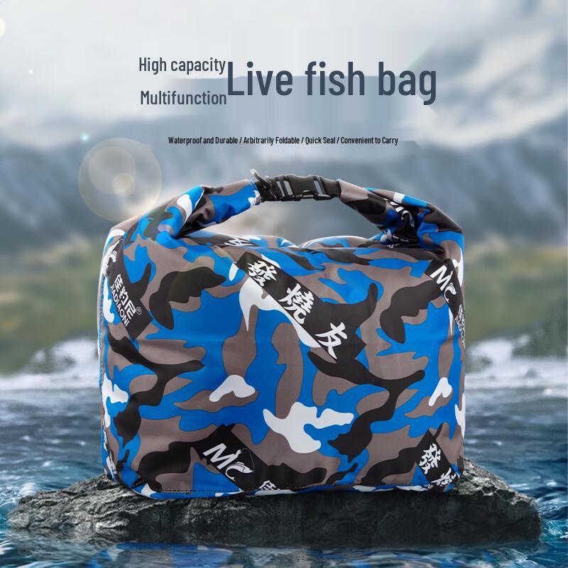 JIADIAONI Portable Foldable Live Fish Bag Upgraded Thickened