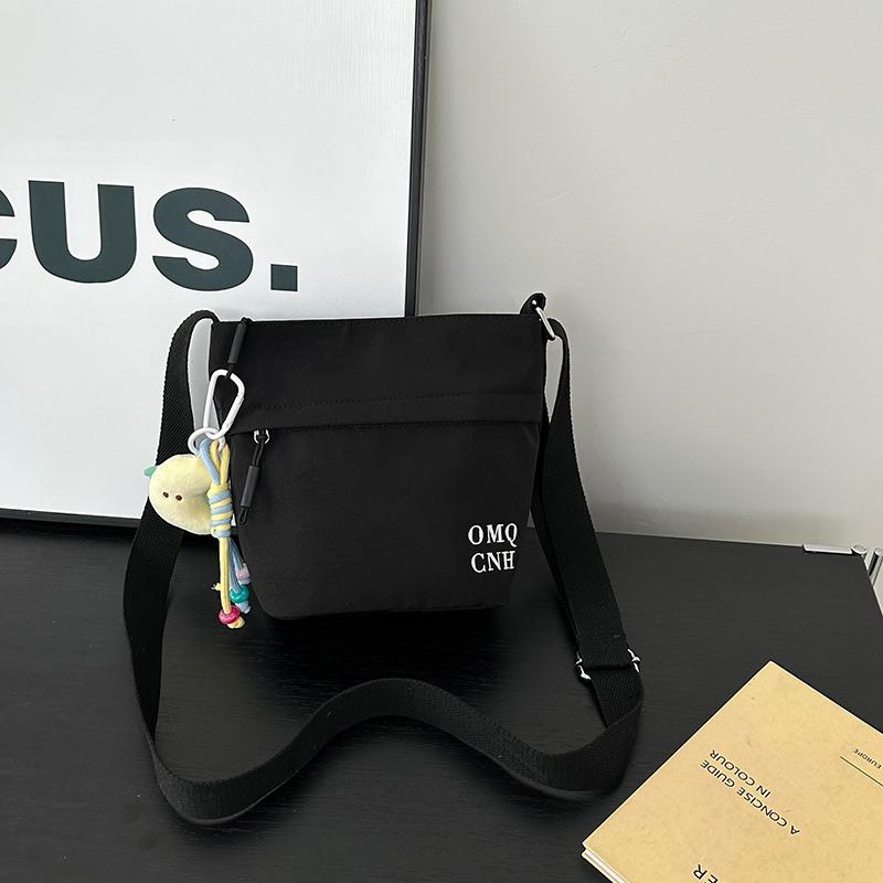 Nylontuchbeutel Damen neuer trendiger Mode tragbare kleine Bucket Bag vielseitige Schulter Umhängetasche