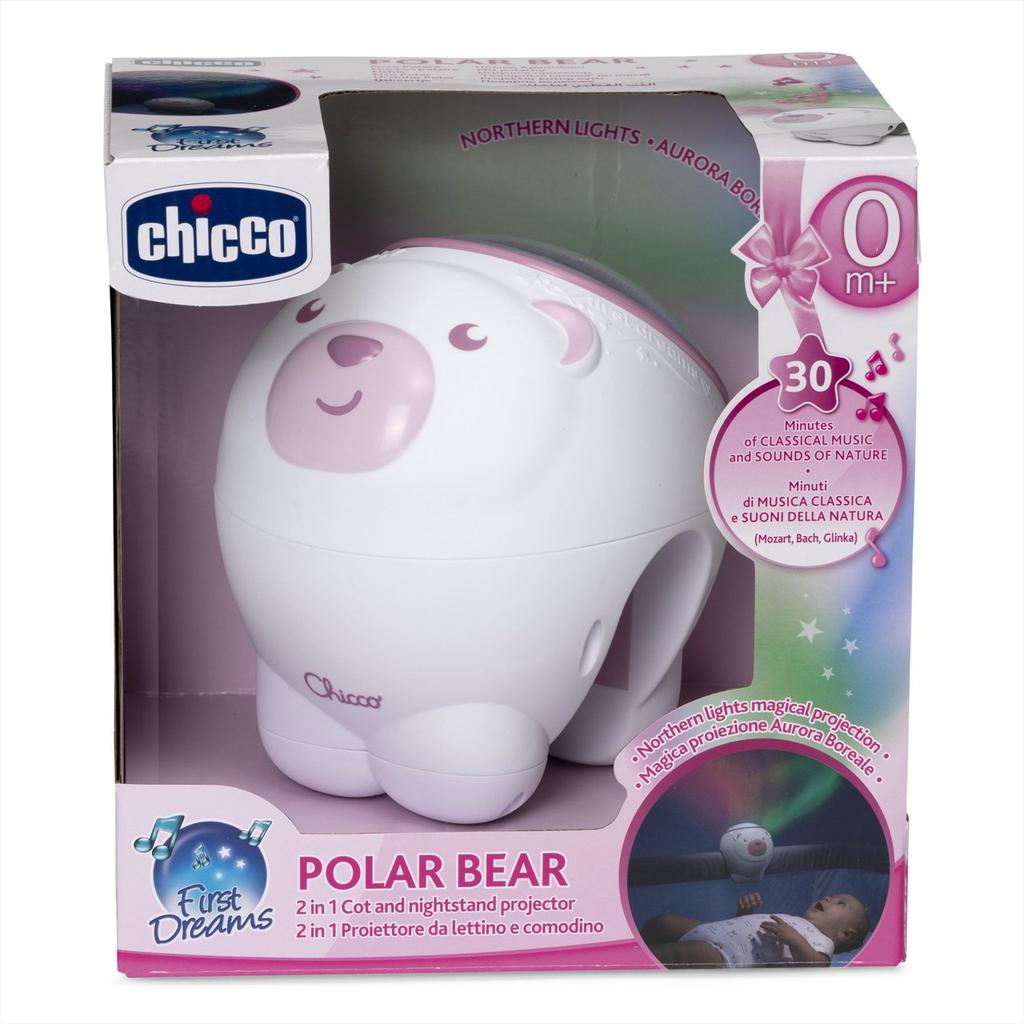 CHICCO 00011558100000 Polar Bear Projector Pink