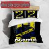 3pcs Duvet Cover Set (1*Duvet Cover + 2*Pillowcase, Without Core), Custom Name AIK Fotboll Pattern Bedding Set, Home Bedroom Decor Gift