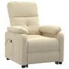 Maison Exclusive - Fauteuil inclinable électrique Crème Tissu