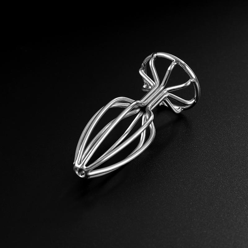 Metal Hollow Anal Plug for Self-Pleasure and Stimulation - Adult Sex Toy