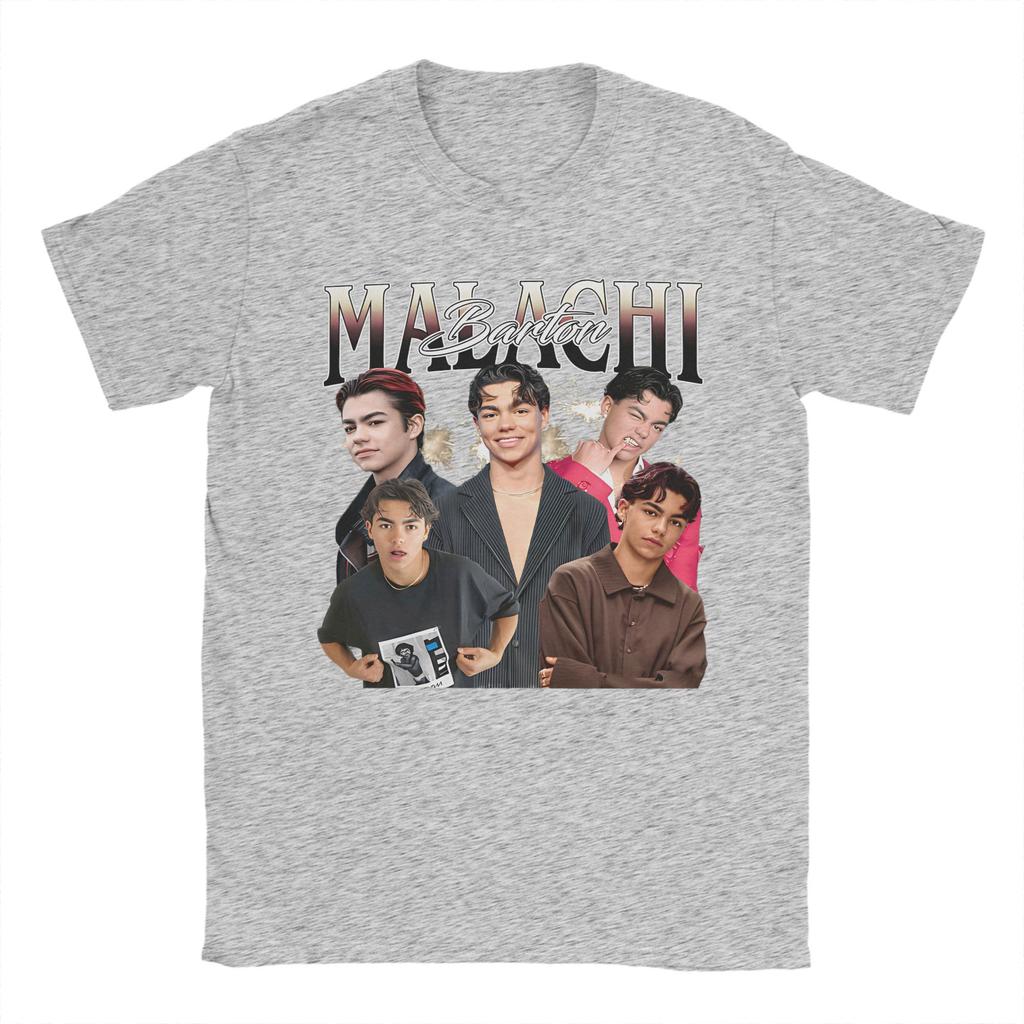 Malachi Barton American Actor Poster T Shirt Harajuku T-Shirts Short Sleeves Tshirt Summer 100 Cotton Round Neck 5XL 6XL Tees