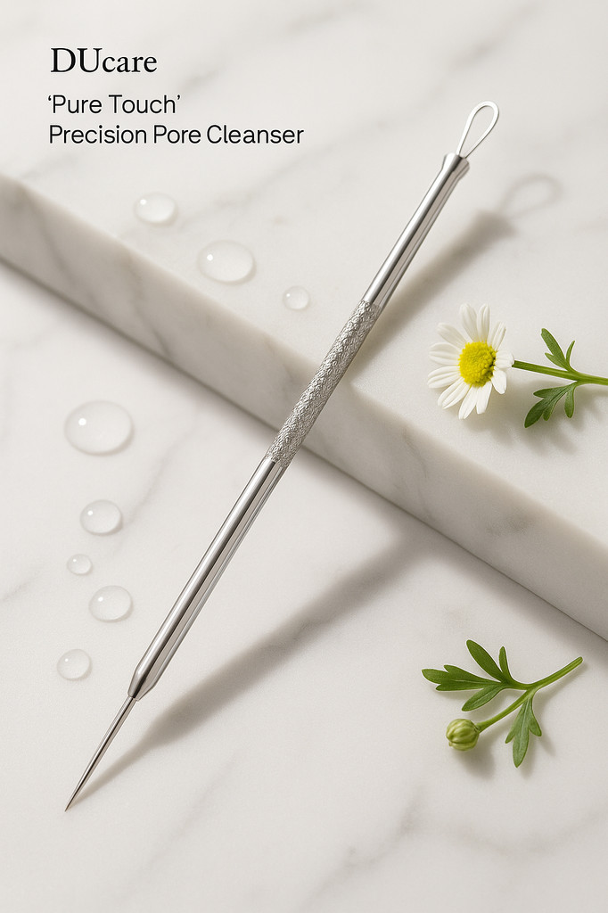 DUcare 1Pcs Acne Blackhead Comedone Black Spot Pimple Blemish Remover Skin Care Women Beauty Acne Treatment Pore Cleanser Needle Hook Makeup Tool Kit