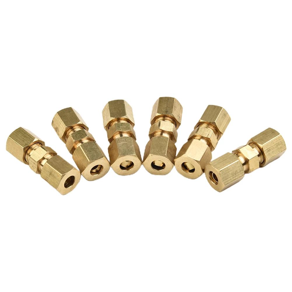 4/10PCS Universal Brake Line Connector For Brake Line Without Flaring 4.8mm 3/16 " Car Automobiles Accessories Part Set